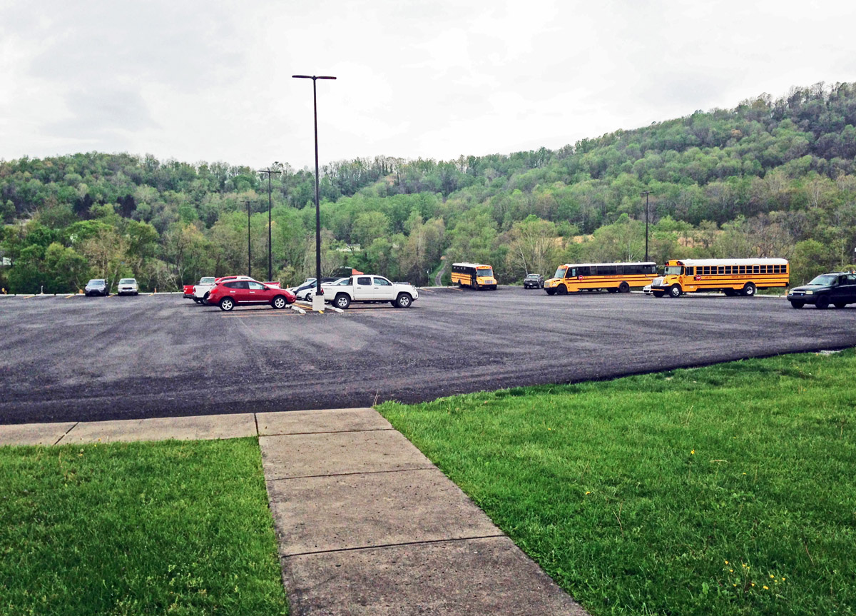 Three Acre Bus Parking Area at Gore