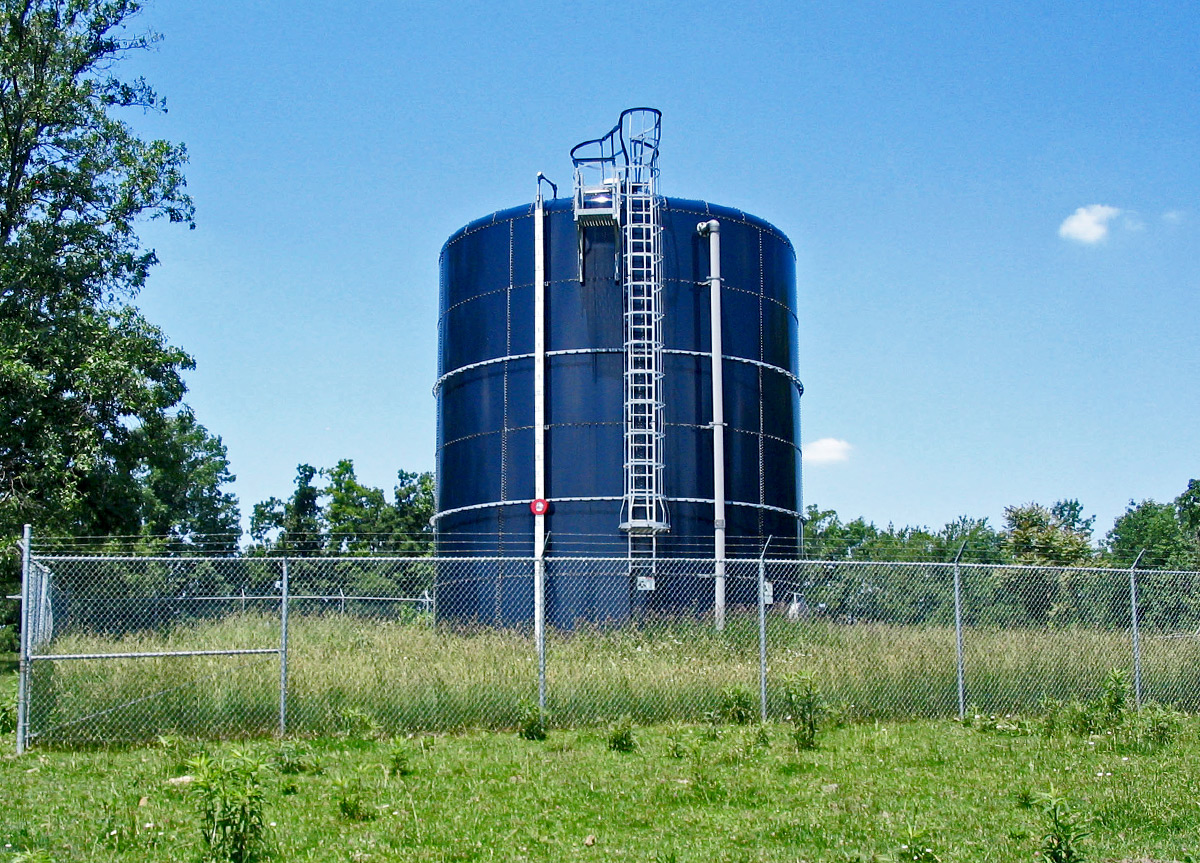 100,000 Gallon Storage Tank on Tallmansville Road