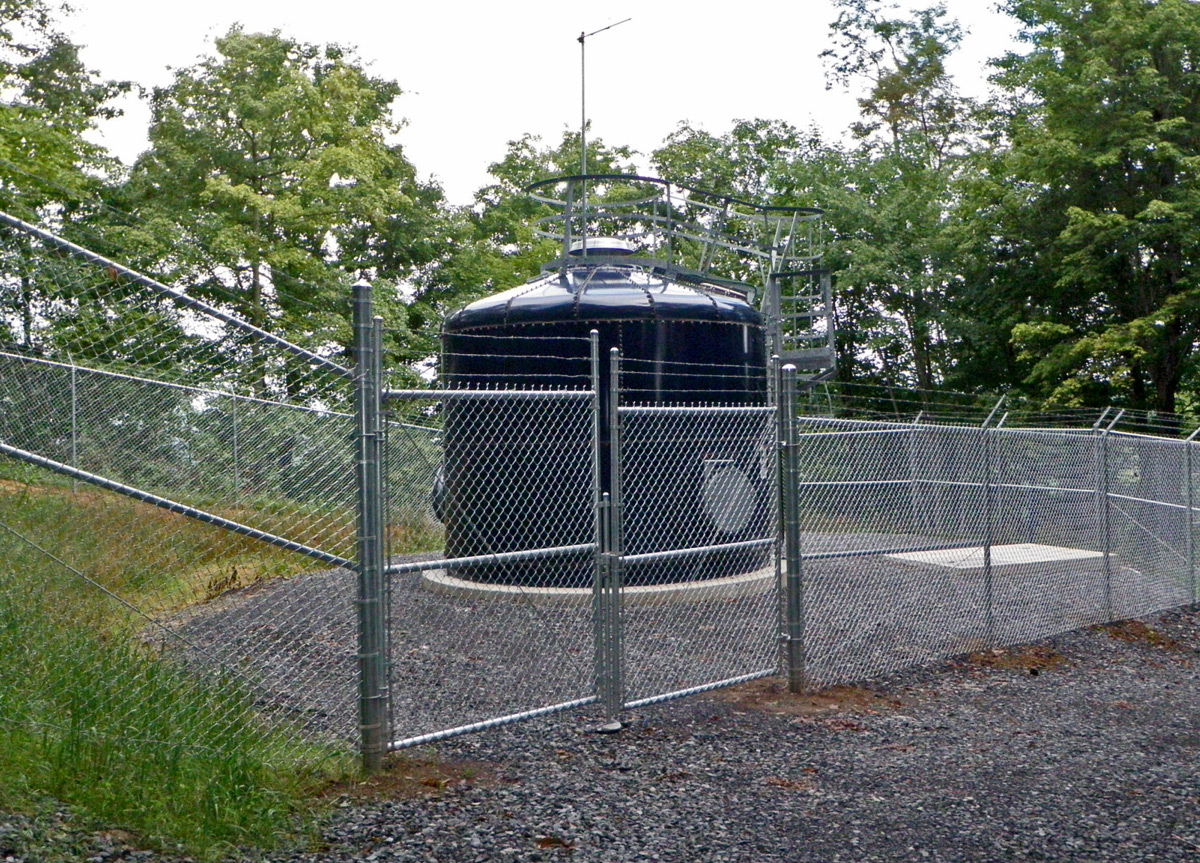 12,000 Gallon Storage Tank Near Brink